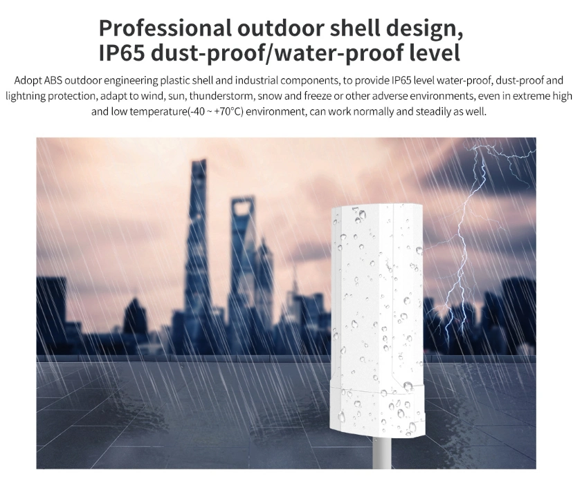 CPE890 Outdoor CPE Ptp Ptmp 10km with Qualcomm Chipsets Wi-Fi5 5g 900Mbps