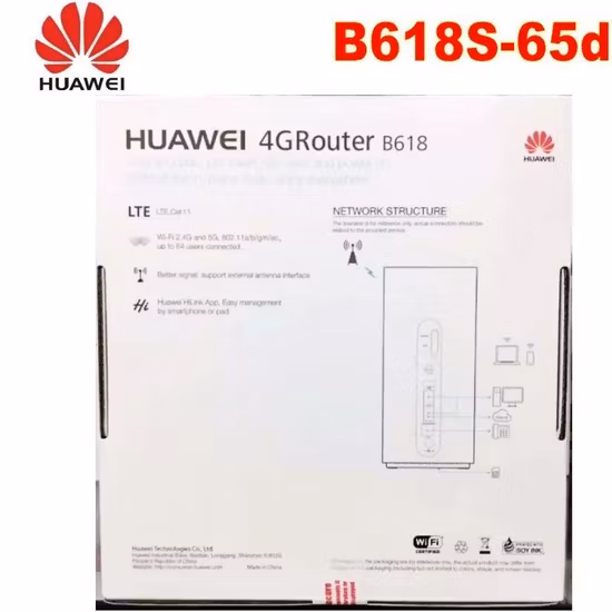 Neuer freigeschalteter Huawei B618s-65D 4G LTE Outdoor 600Mbps CPE Router mit LAN Port Gateway