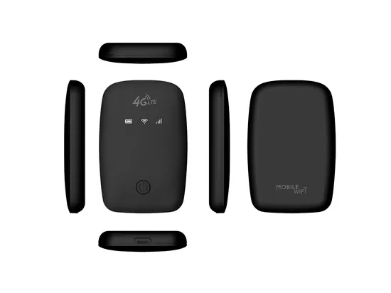 4G Hotspot 4G LTE Wireless Router Tragbarer WLAN-Router mit 2100-mAh-Akku