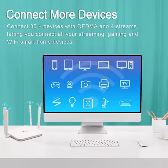 Drahtloser Hotspot 802.11ax Gigabit 2,4G/5g Dualband-WLAN-Router für das ganze Haus, intelligentes Netzwerk-Mesh-System