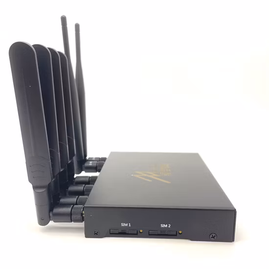 Industrieller 5G-Router mit SIM-Karte. Industrieller, industrieller 5G-Wireless-Modem-Router, unterstützt 2,4 GHz WLAN
